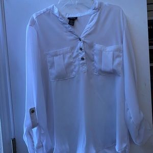 White silk shirt